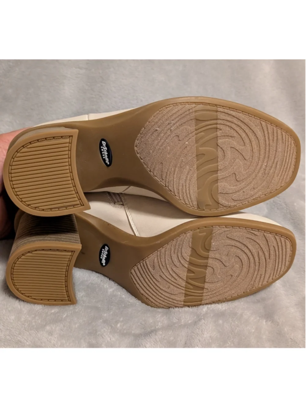 Dr. Scholl's Ride Away Beige Ankle Booties Women's Size 9.5 B261